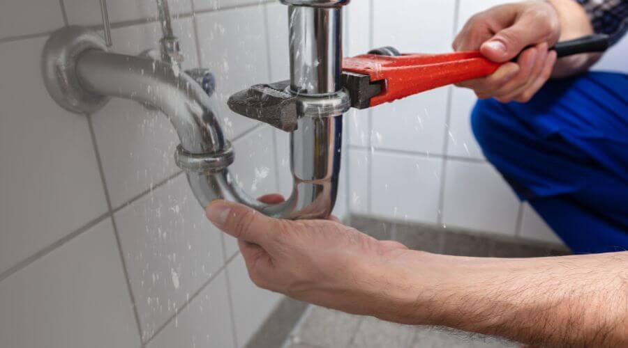 Indoor tankless water heater installation in Aiea, HI